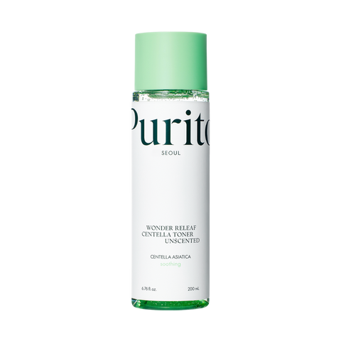 Purito Wonder Releaf Centella Toner Unscented - hajusteeton kasvovesi 200 ml