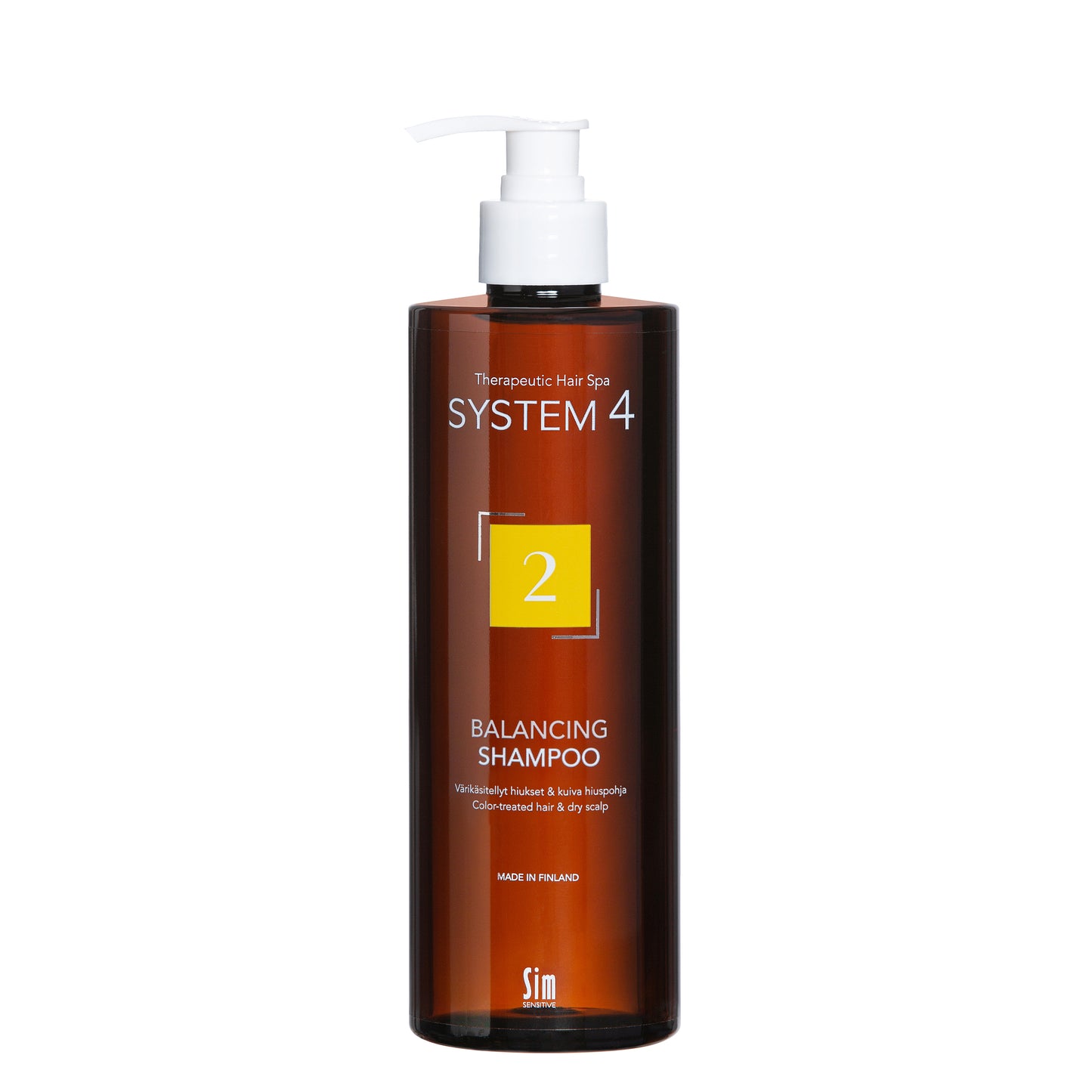 Sim Sensitive System 4 Balancing Shampoo Värikäsitellyt hiukset ja kuiva hiuspohja