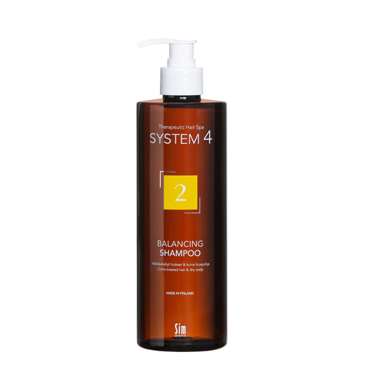 Sim Sensitive System 4 Balancing Shampoo Värikäsitellyt hiukset ja kuiva hiuspohja