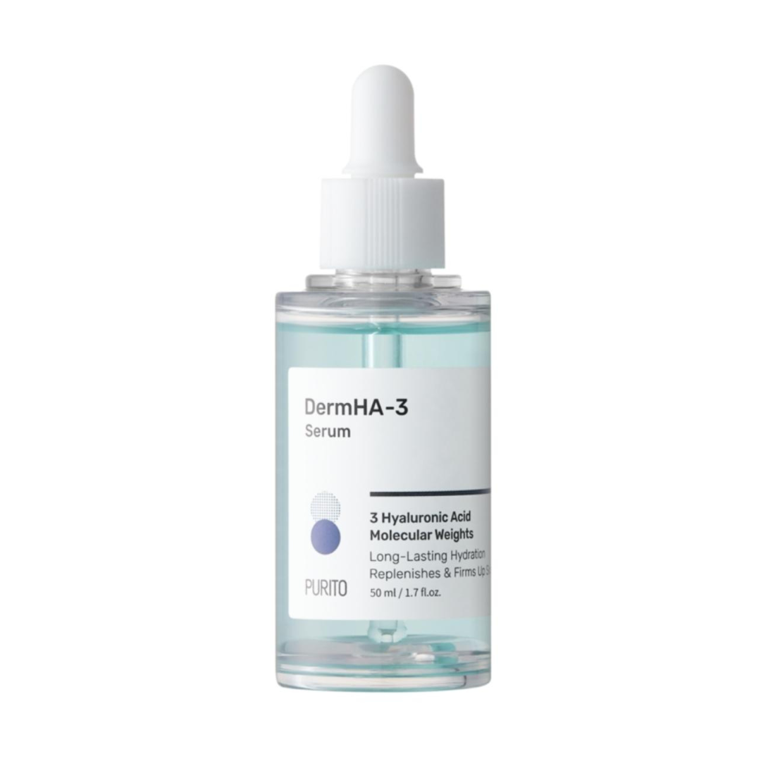 Purito DermaHA-3 Serum - erittäin kosteuttava seerumi hyaluronihappo 50ml pipettipullossa