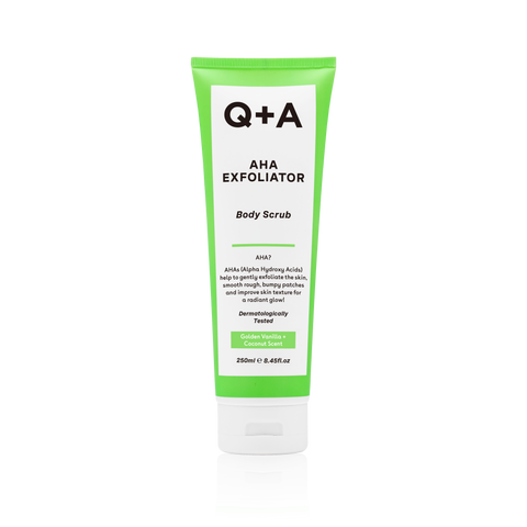Q+A AHA Exfoliator Body Scrub -vartalonkuorinta 250 ml