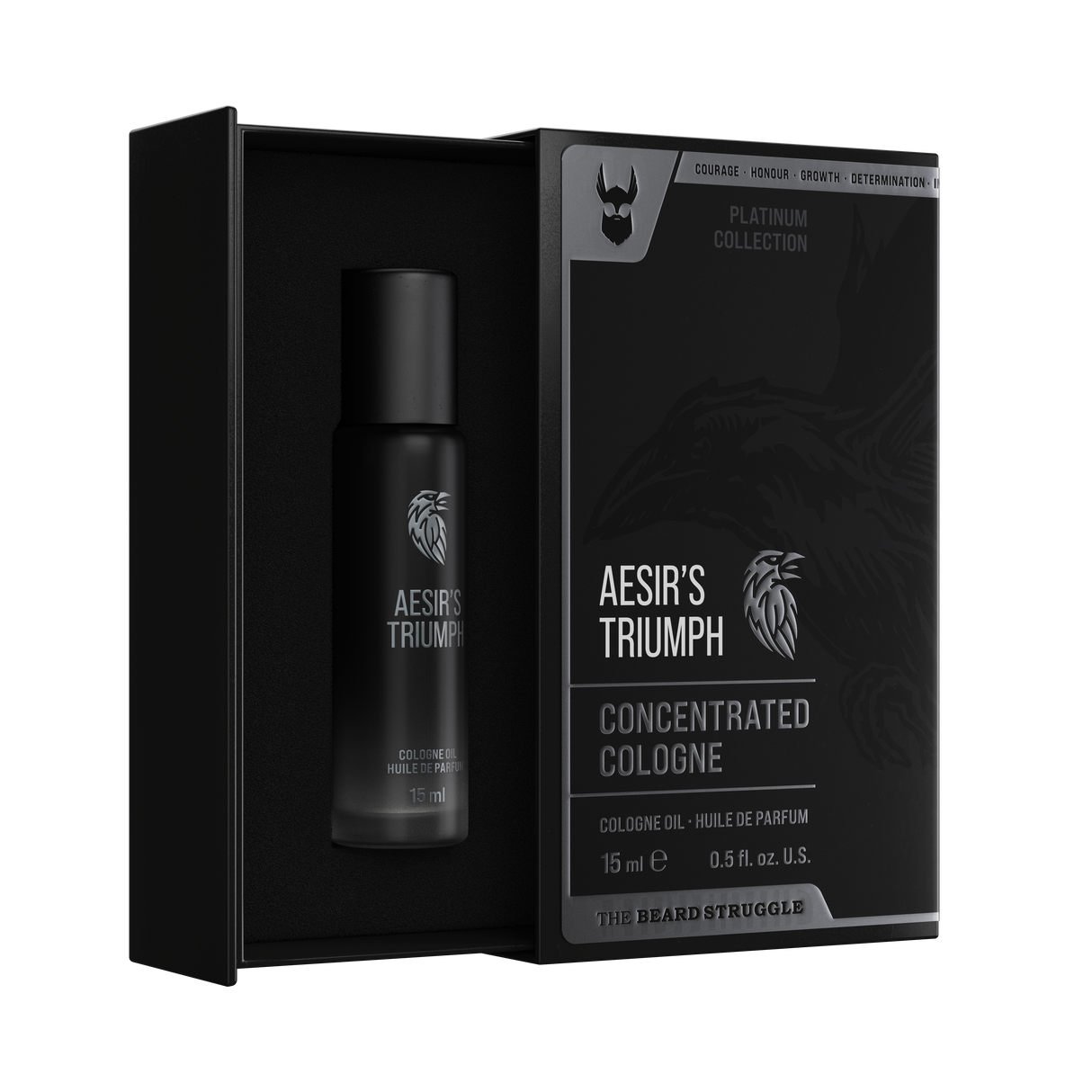 Beard Struggle Concentrated Cologne Aesir's Triumph 15 ml tuoksutiiviste pakkauksessa