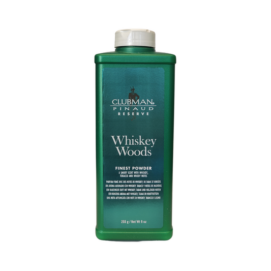 Clubman Pinaud reserve Whiskey Woods Finest Powder
