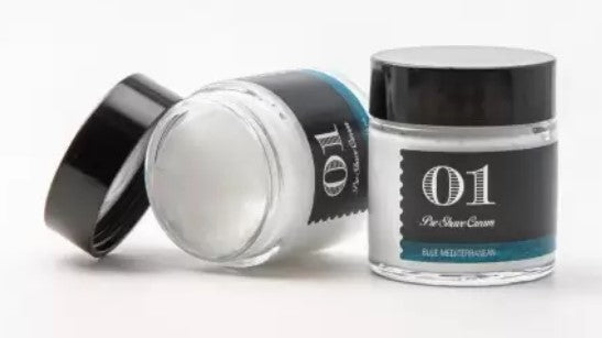 Epsilon Pre Shave Cream 01 Blue Mediterranean parranajon esivalmisteluvoide