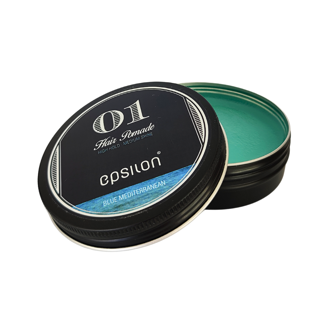 Epsilon Hair Pomade Blue mediterranean hius pomade