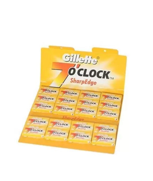 Gillette 7 o'clock SharpEdge partaterä 5 kpl