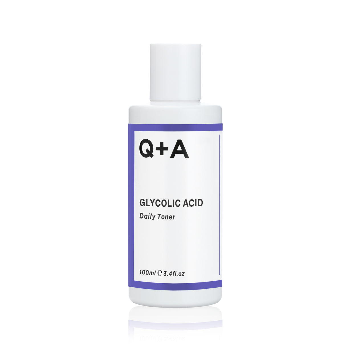 Q+A Glycolic Acid Daily Toner - kuoriva kasvovesi pullo AHA-happo 100ml