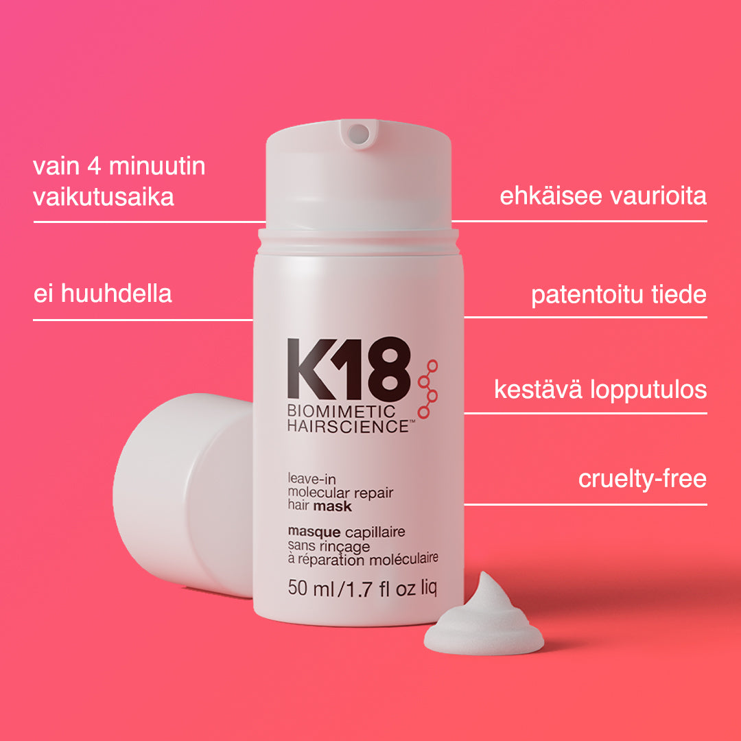 K18 Hair Leave-in Molecular Repair Hair Mask tehohoito