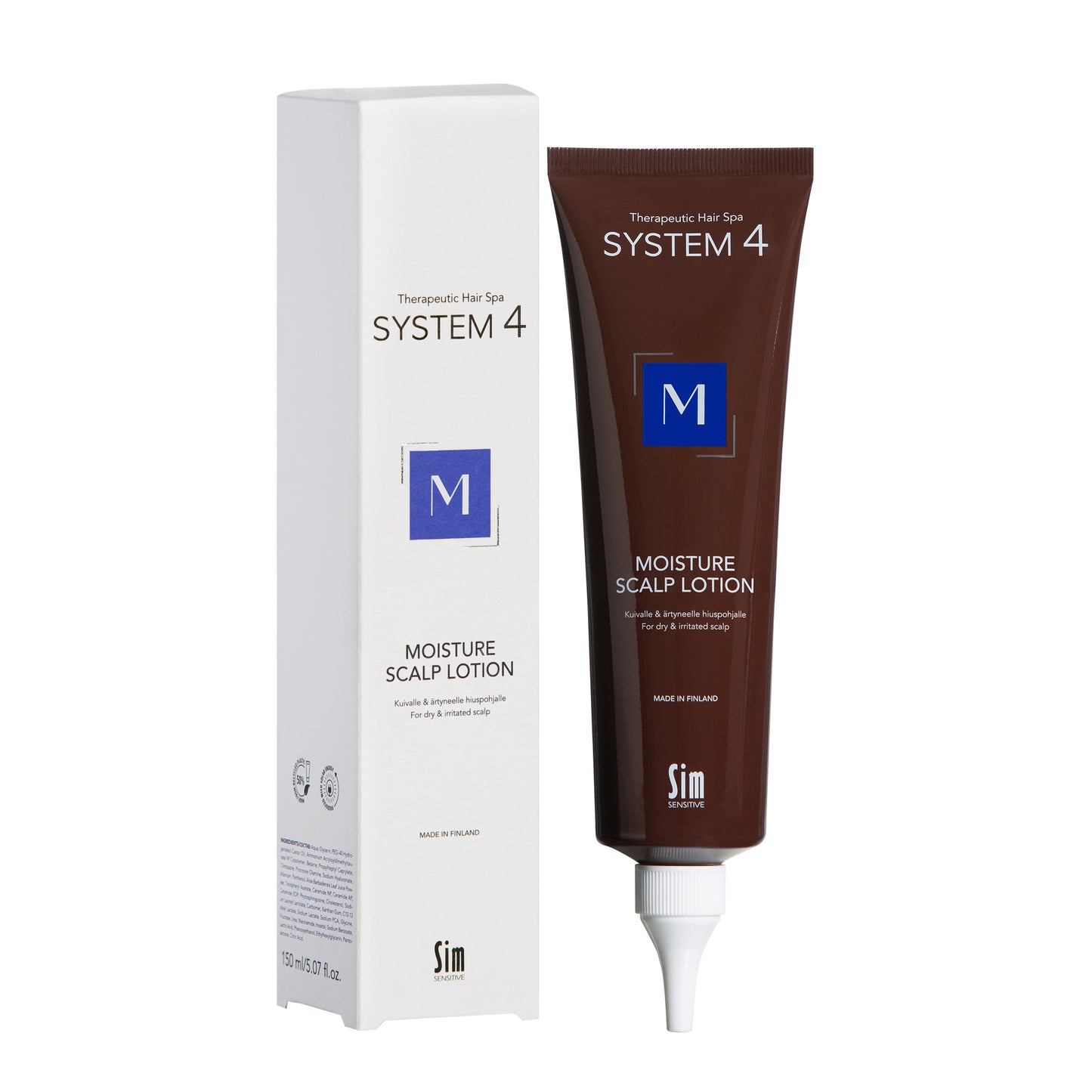 Sim Sensitive System 4 Moisture Scalp Lotion -Päänahan hoitoaine Kuivalle ja ärtyneelle hiuspohjalle
