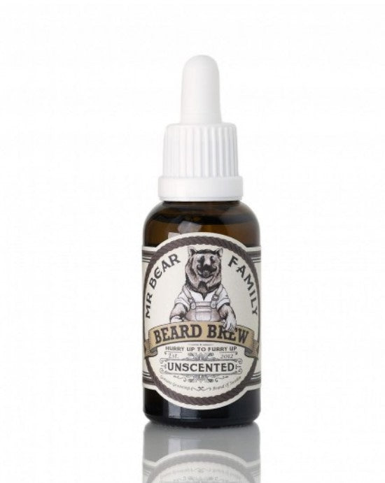 Mr Bear Family Beard Oil Unscented hajusteeton partaöljy