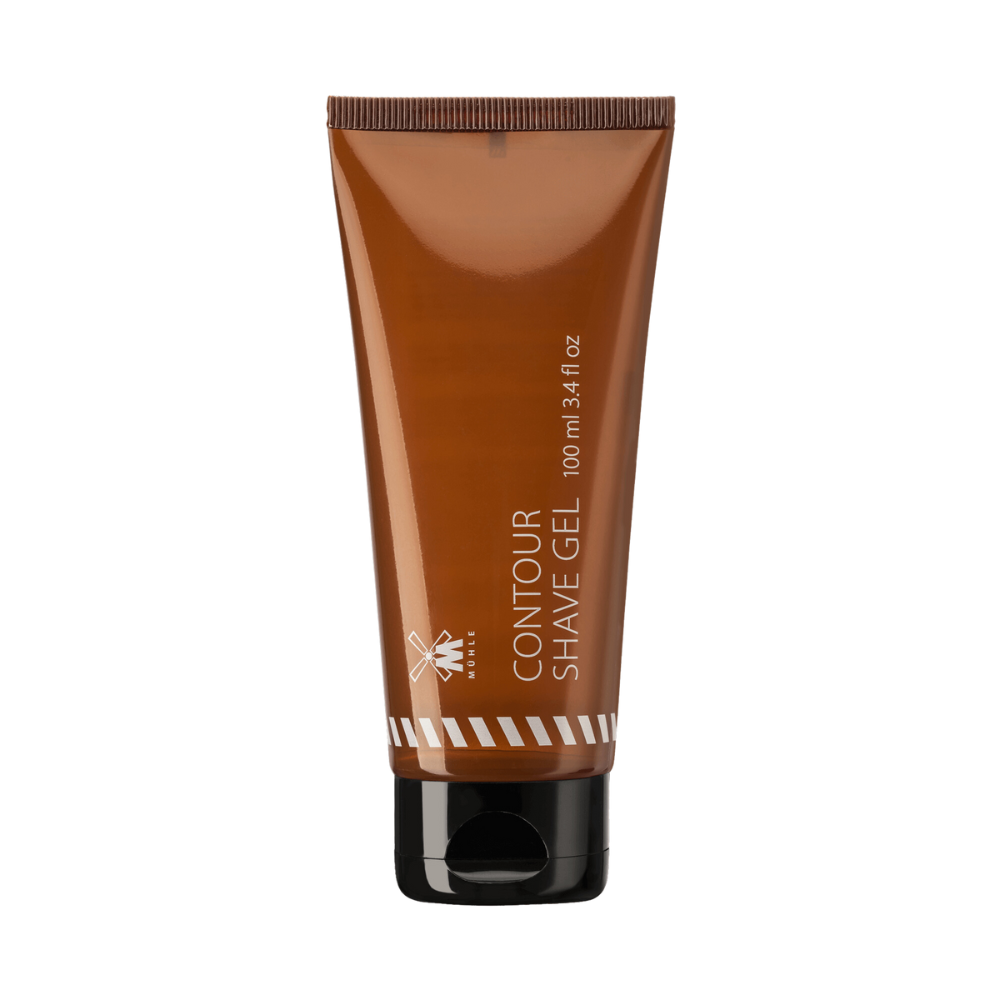 Muhle Contour Shave Gel kirkas parranajogeeli tuubissa 100ml