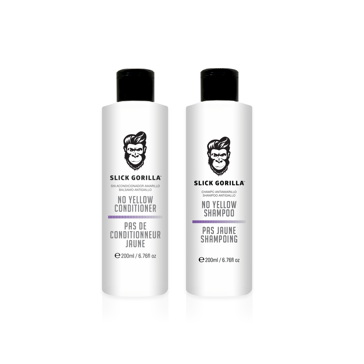 Slick Gorilla No Yellow Shampoo + Conditioner Set