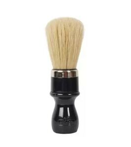Omega Pure Bristle Shaving Brush 10098 partasuti kiiltävän mustalla kahvalla