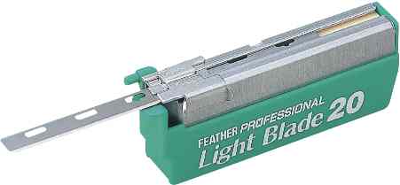 Feather Professional LIGHT PL20 -shavetteterät 20 kpl