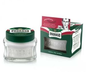 Proraso Green Pre-Shave Cream Refreshing Menthol & Eucalyptus -esivalmisteluvoide 100 ml