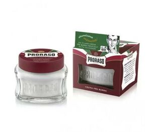 Proraso Red Pre-Shave Cream Sandalwood & Shea -esivalmisteluvoide 100 ml