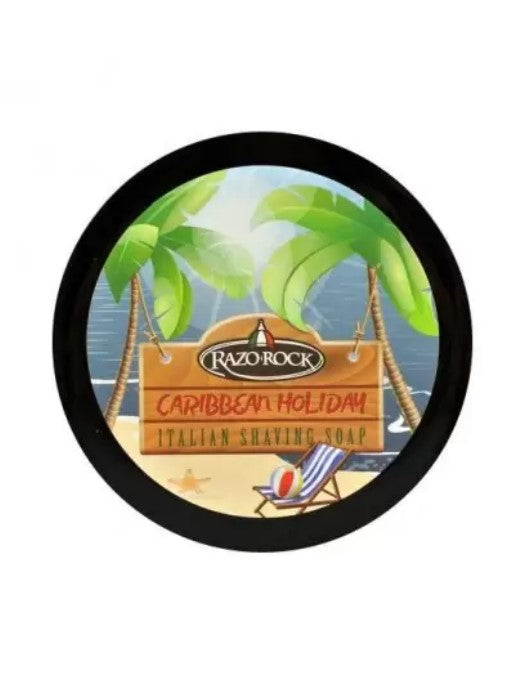 RazoRock Caribbean Holiday Italian Shaving Soap -parranajosaippua 150 ml