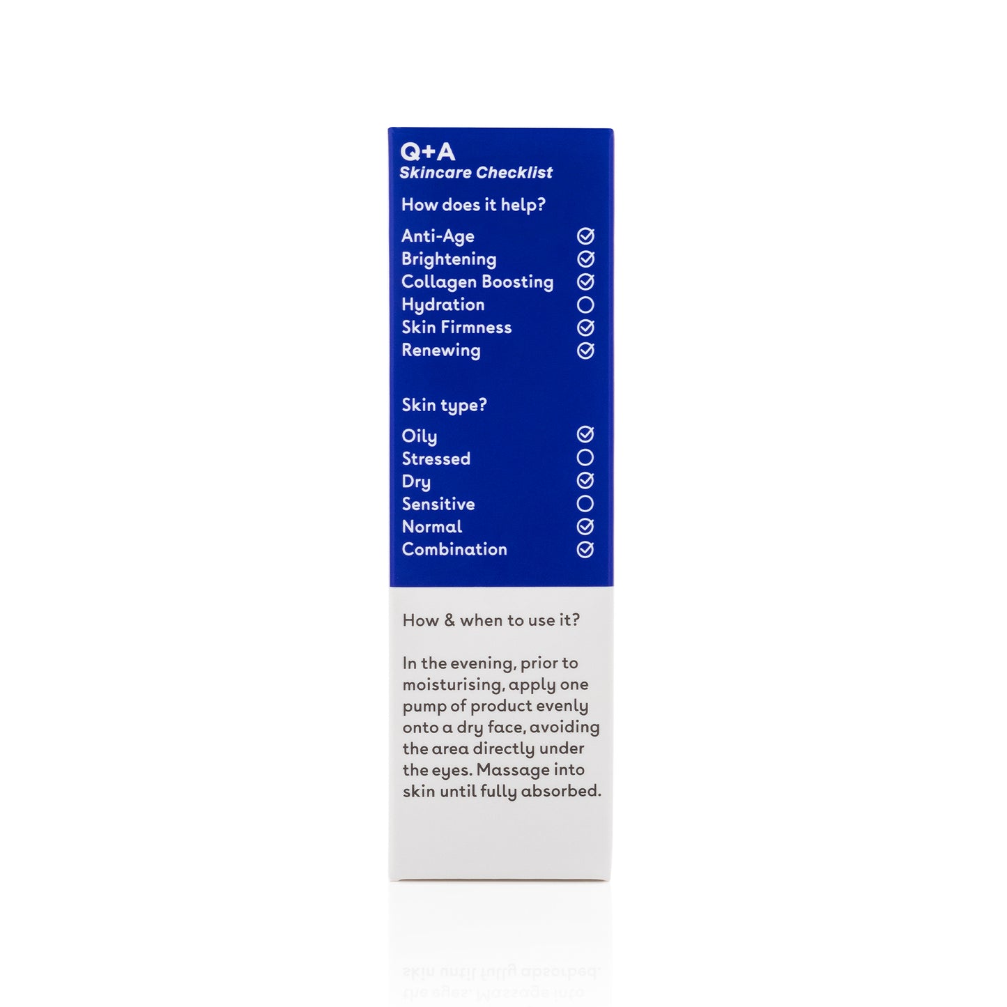 Q+A Retinol Facial Serum - anti-age-seerumi back