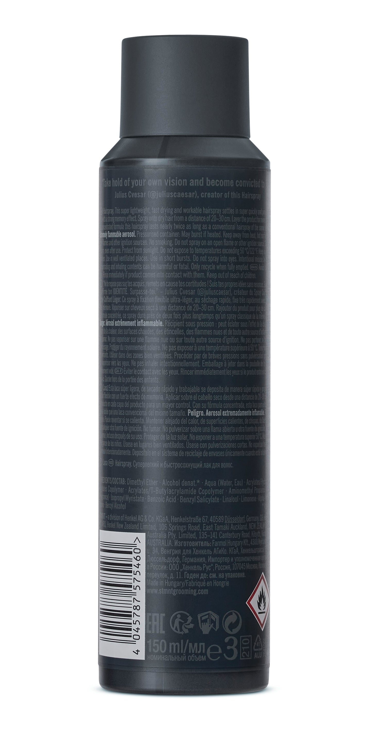 STMNT Hairspray Pakkaus Back
