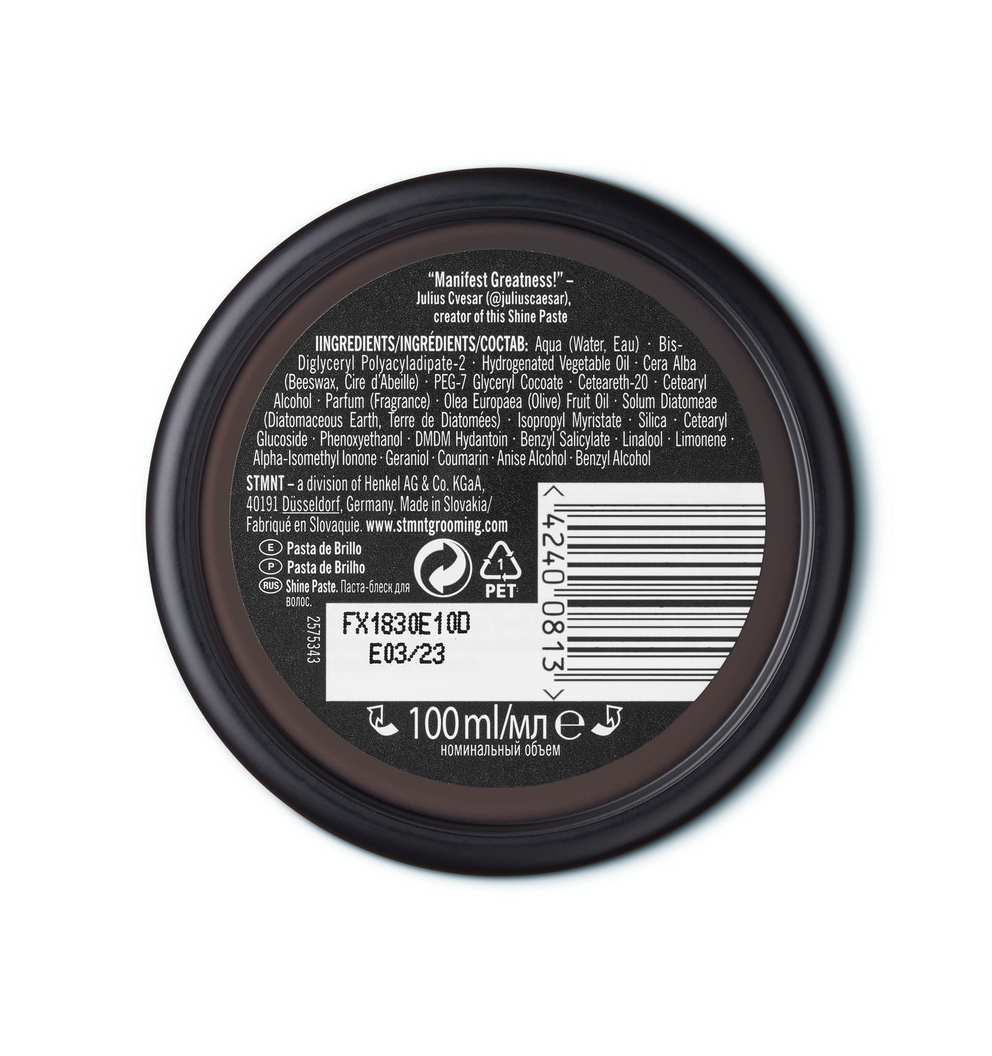 STMNT Shine Paste -kiiltovaha 100 ml