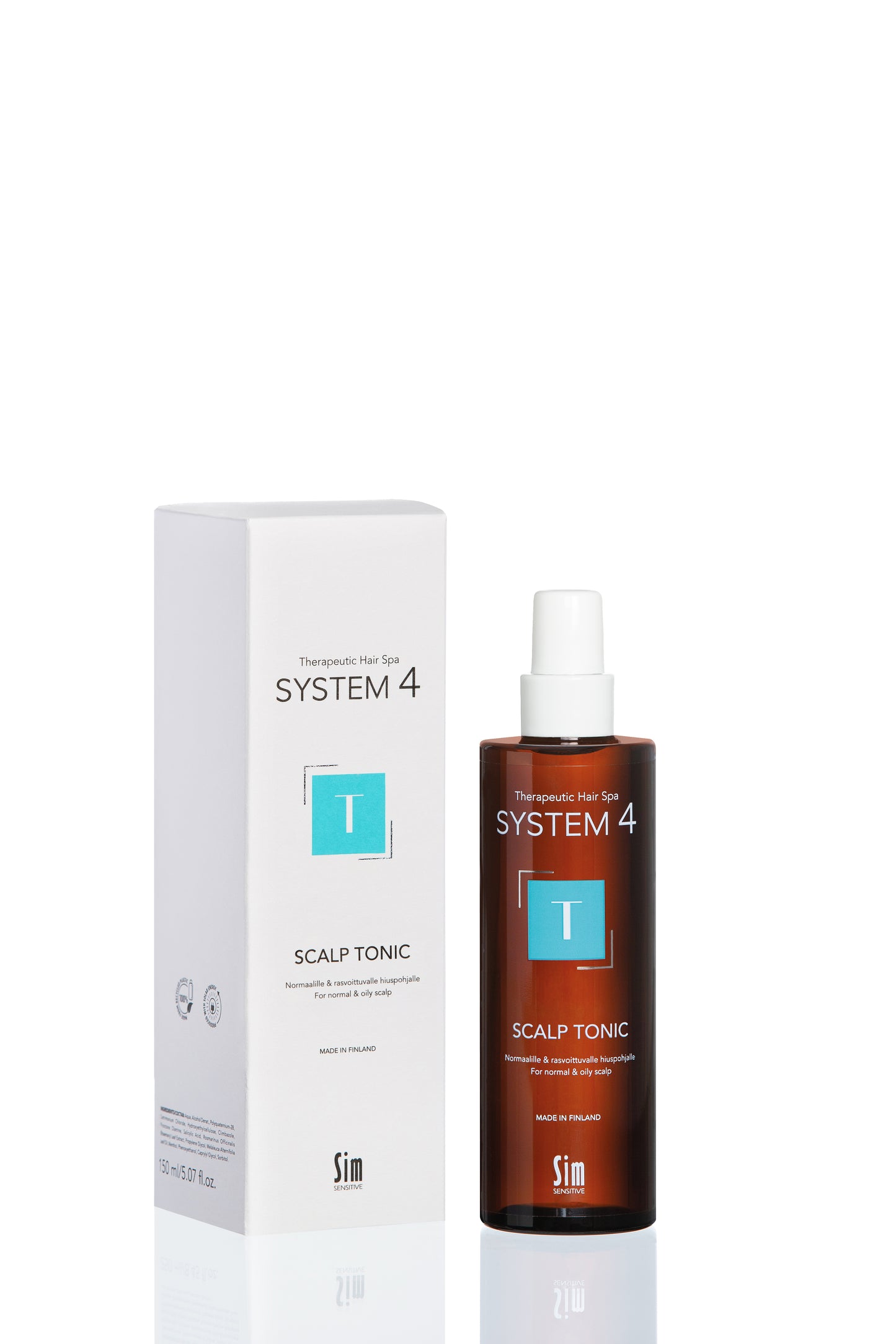 Sim Sensitive Scalp Tonic -Päänahan hoitoaine Normaalille ja rasvoittuvalle hiuspohjalle