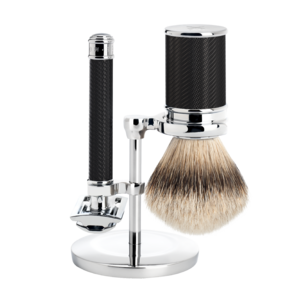 Mühle Shaving Set S 091 M 89 BLACK -parranajosetti, musta