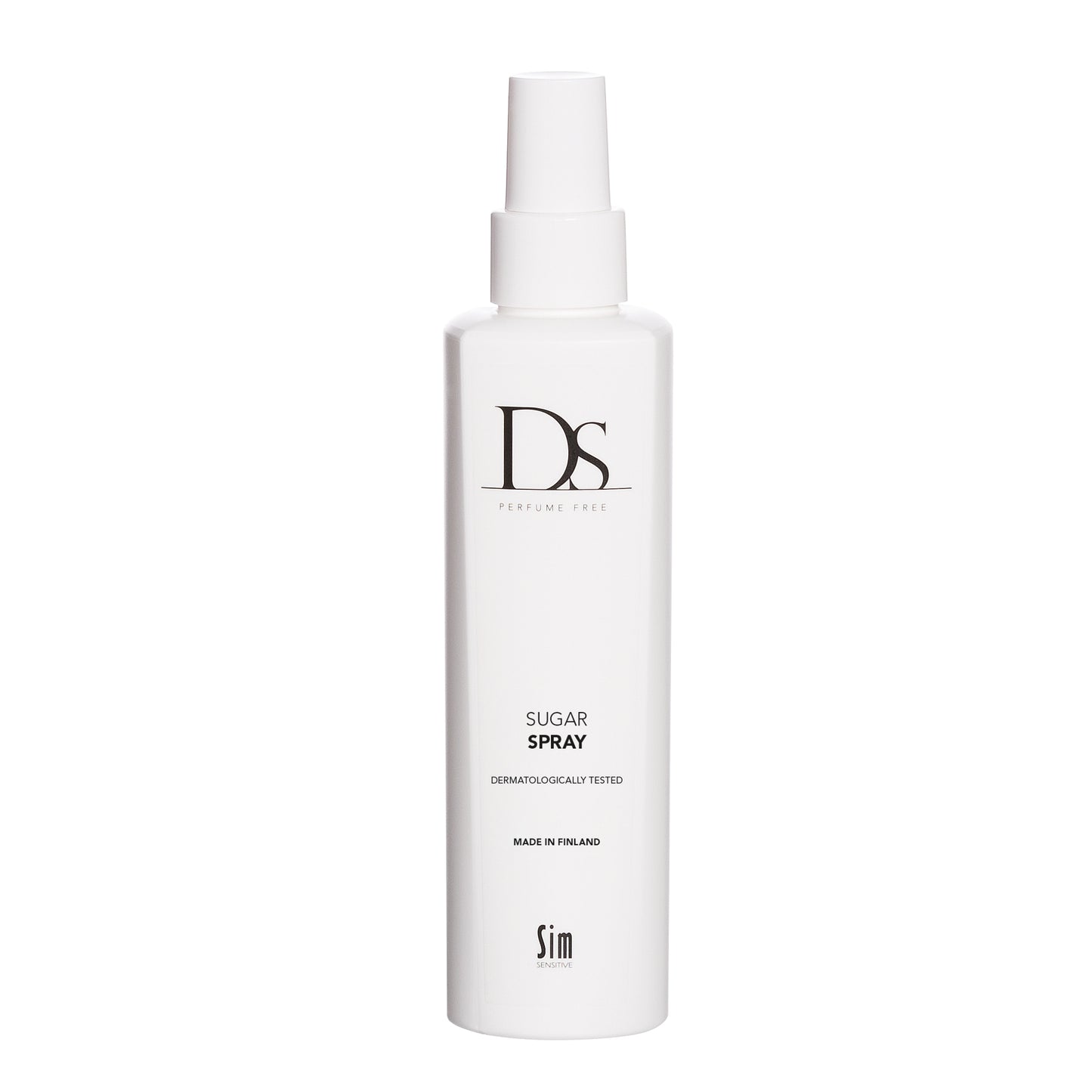 Sim sensitive DS sugar spray hajusteeton tuuheuttava sokerisuihke 200ml dermatologisesti testattu vegaaninen