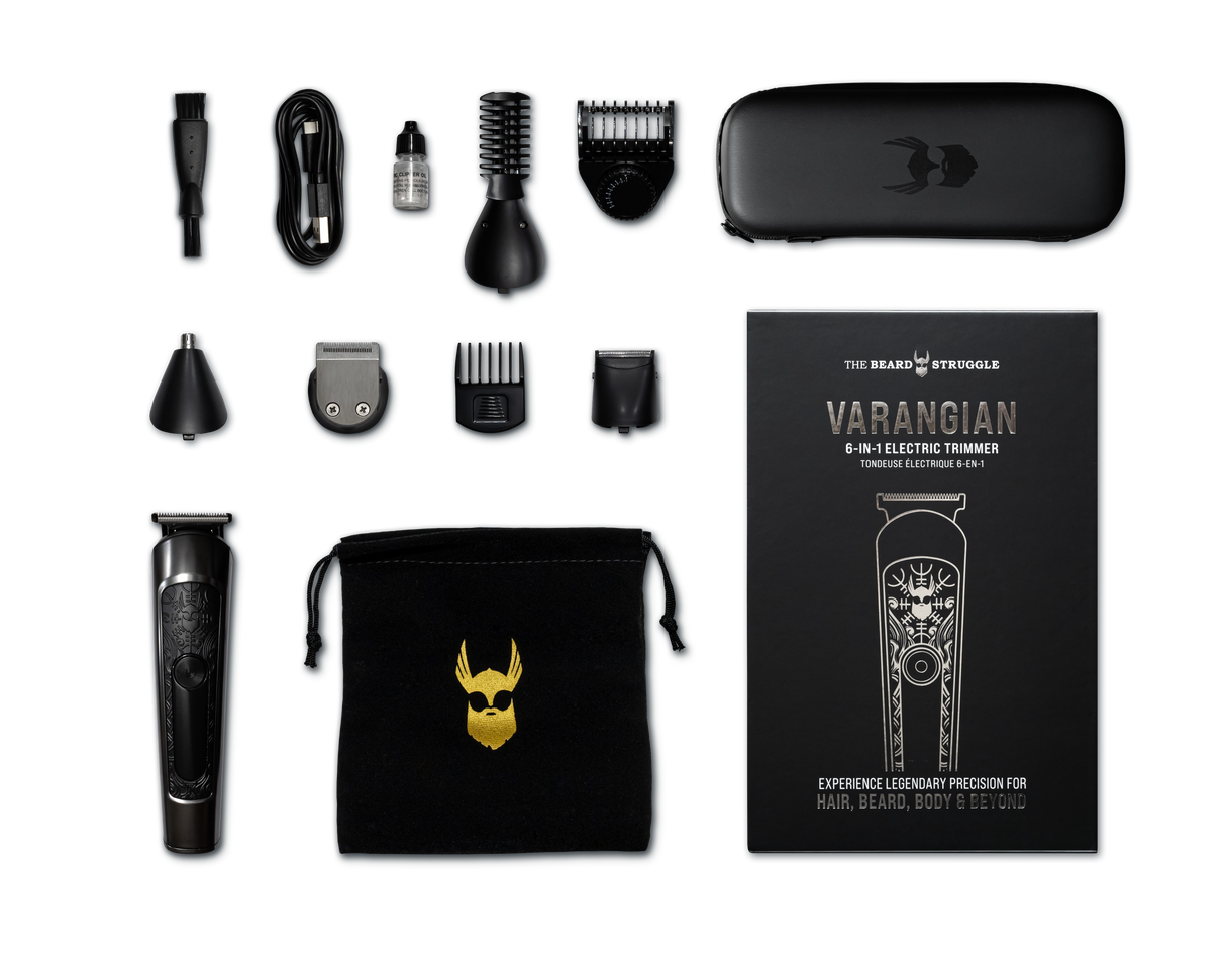 The Beard Struggle Varangian 6-in-1 Trimmer All partatrimmeri koko sisältö