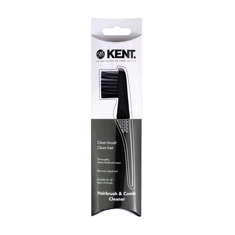 Kent LPC3 musta hiusharjan ja kamman puhdistaja Clean brush