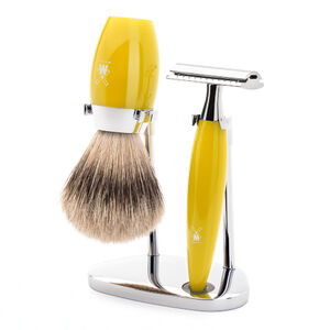 Mühle Shaving Set S 091 K 874 SR -parranajosetti, keltainen