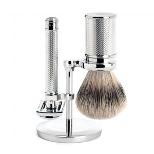 Mühle Shaving Set S 091 M 41 parranajosetti avokampaisella R41-höylällä kromi