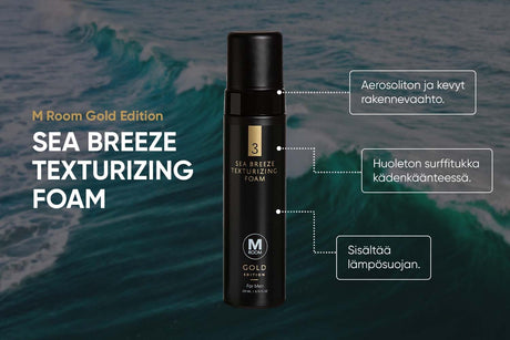 Kaikki Sea Breeze Texturizing Foam -rakennevaahdosta