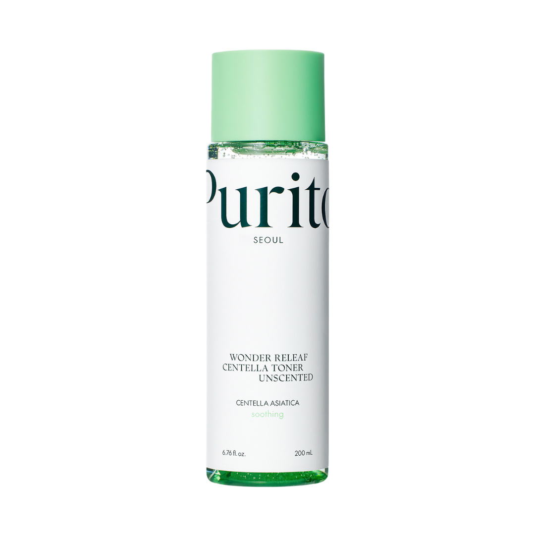 Purito Seoul Wonder Releaf Centella Toner Unscented - hajusteeton rauhoittava kasvovesi 200 ml