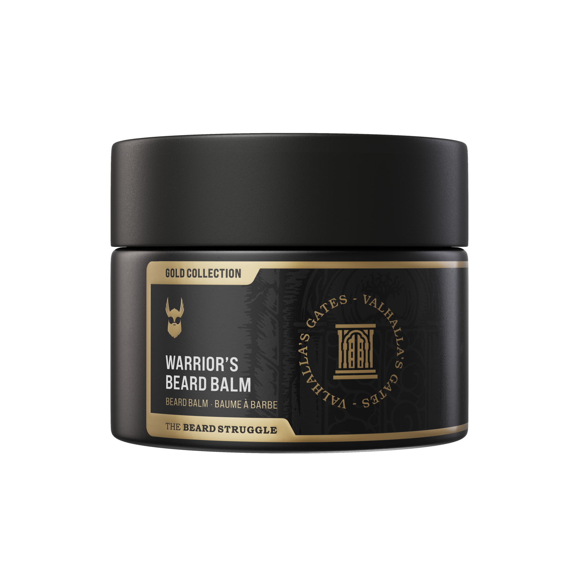 The Beard Struggle Gold collectionmWarrior's Beard Balm Valhalla's Gates partabalsami purkissa