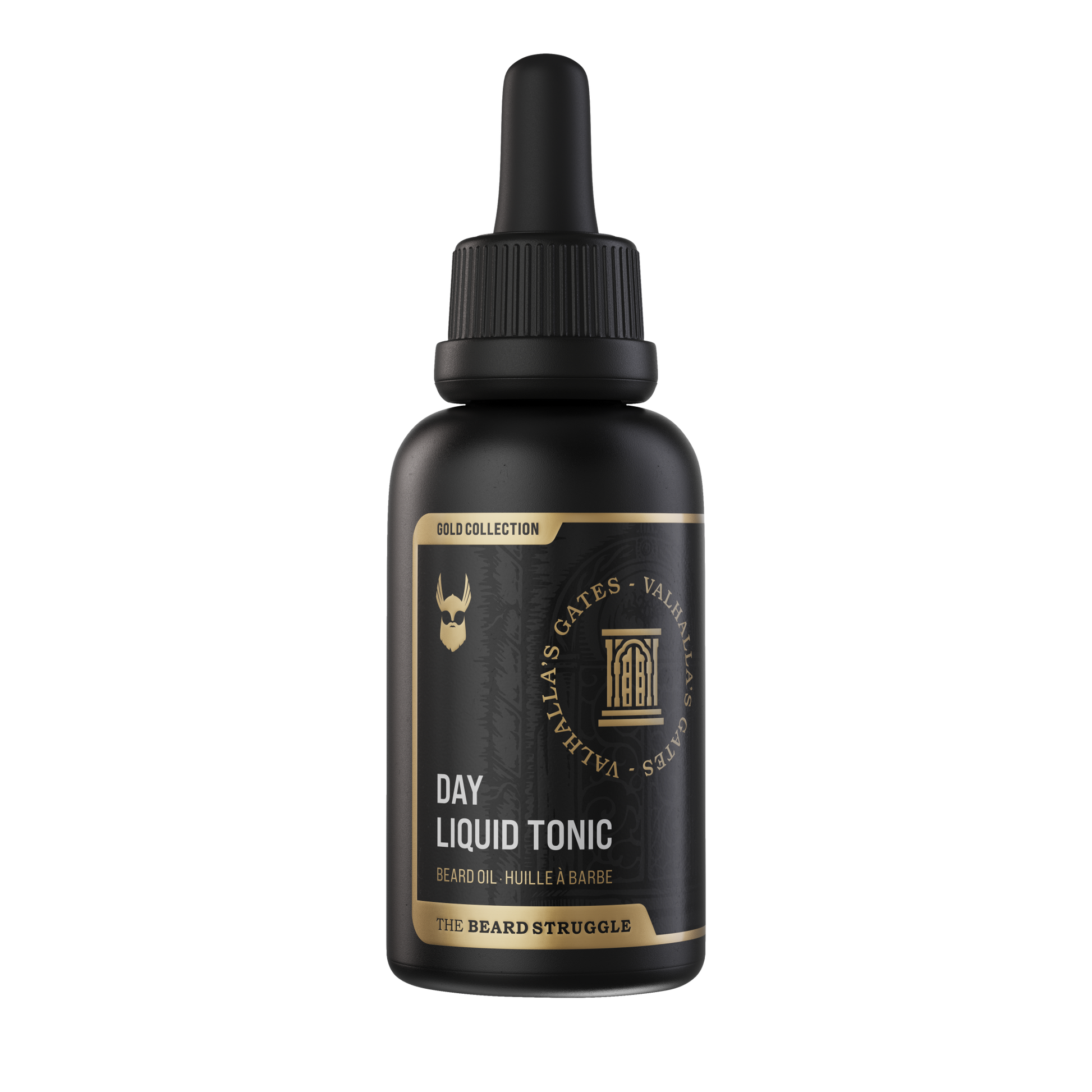 Beard Struggle gold edition Day Liquid Tonic Viking Storm partaöljy pipettipullossa