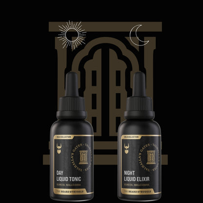 Beard Struggle Valhalla's Gates Night & Day Beard Oils