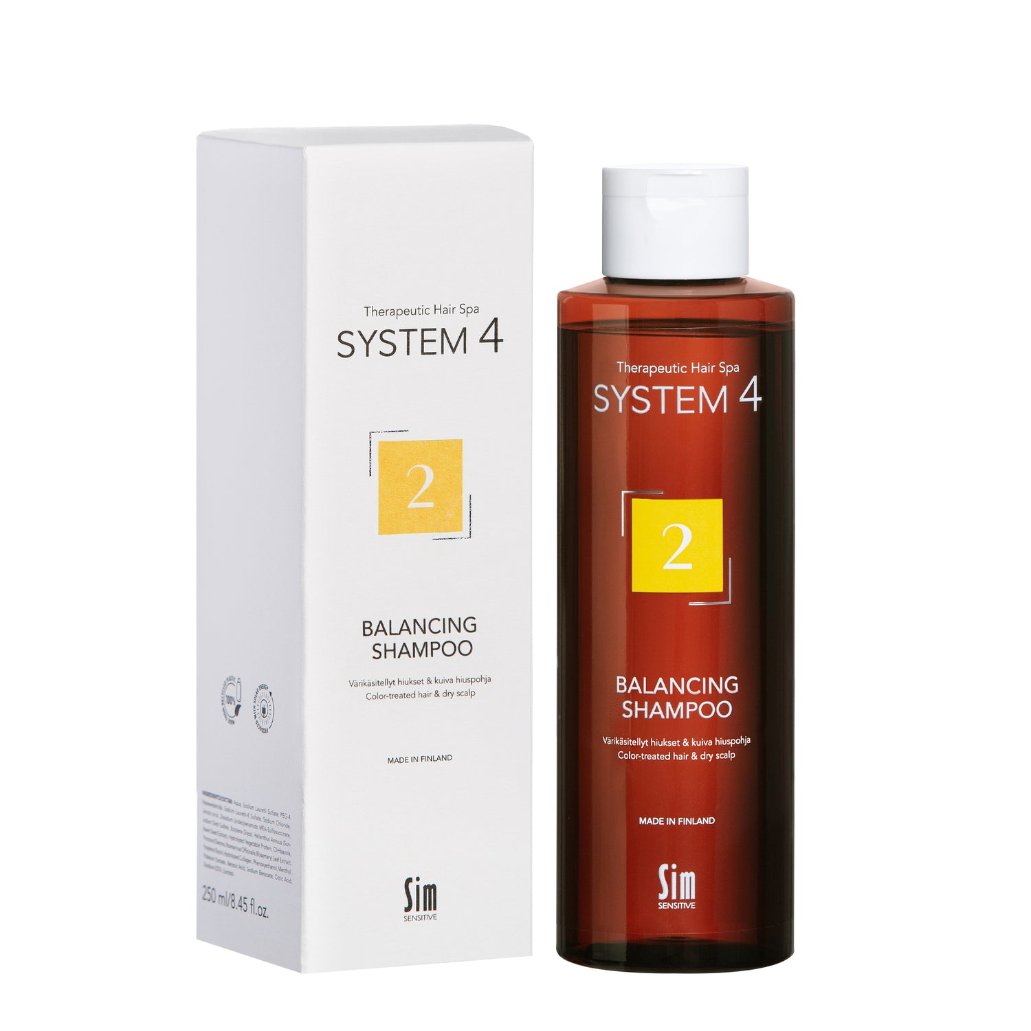 Sim sensitive System 4 Balancing Shampoo Värikäsitellyille Hiuksille Ja Kuivalle Hiuspohjalle