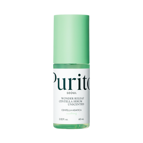 Purito Seoul Wonder Releaf Centella Serum Unscented - hajusteeton rauhoittava seerumi 60ml