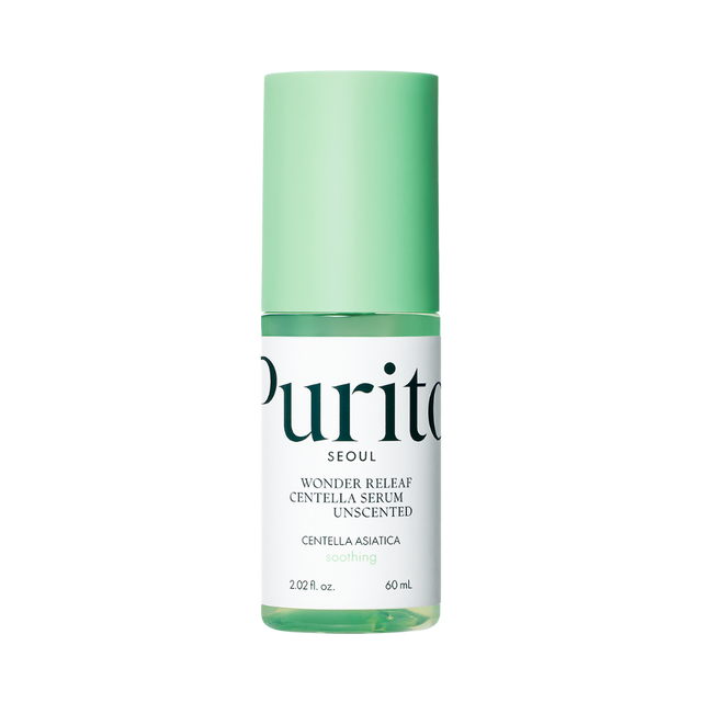 Purito Seoul Wonder Releaf Centella Serum Unscented - hajusteeton rauhoittava seerumi 60ml