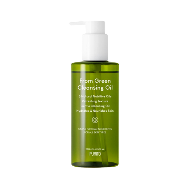 Purito From Green Cleansing Oil -puhdistusöljy gentle resfreshing hydrating nourishing 200ml kaikille ihotyypeille