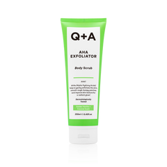Q+A AHA Exfoliator Body Scrub -vartalonkuorinta 250 ml