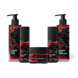 Beard Struggle The Beast signature collection Ragnarok Rising Set Kit radiance beard wash partashampoo, radiance beard conditioner partahoitoaine, day liquid tonic partaöljy, night liquid tonic partaöljy ja warrior's beard balm parta balsami balmi setti