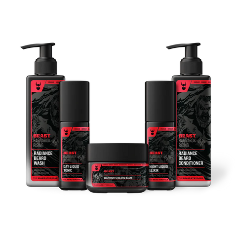 Beard Struggle The Beast Ragnarok Rising Beard Kit -parranhoitosetti (sis. 5 tuotetta)