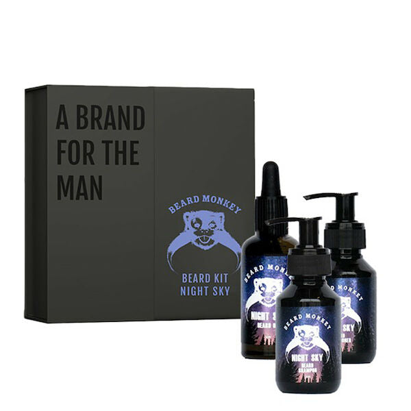 A Brand for the Man Beard Monkey Beard Kit Night Sky -parranhoitopakkaus