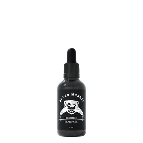Beard Monkey Licorice Beard Oil partaöljy joka tuoksuu lakritsilta