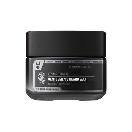 the Beard Struggle platinum collection Gentlemen's Beard & Mustache Wax Aesir's Triumph partavaha purkissa
