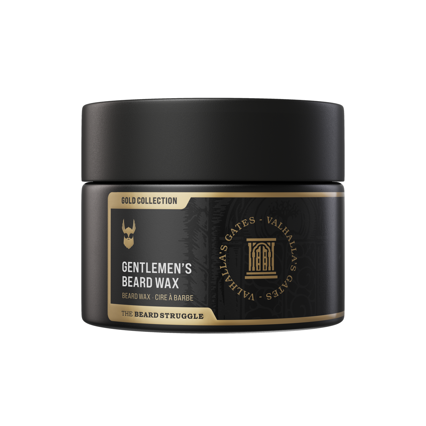 The Beard Struggle gold collection Gentlemen's Beard & Mustache Wax Valhalla's Gates partavaha purkissa