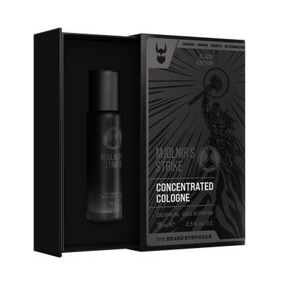 Beard Struggle Concentrated Cologne Oil Mjolnir's Strike 15 ml tuoksutiiviste pakkauksessa