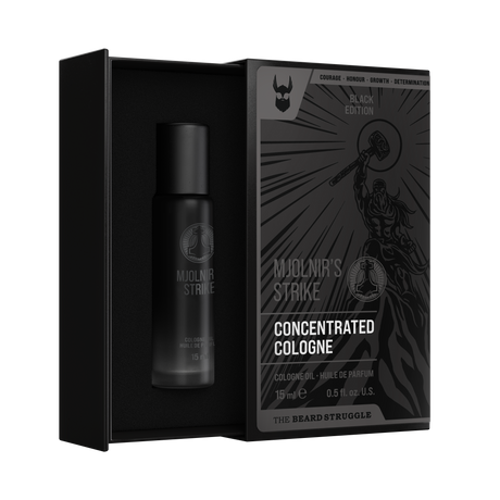 Beard Struggle Concentrated Cologne Oil Mjolnir's Strike 15 ml tuoksutiiviste pakkauksessa