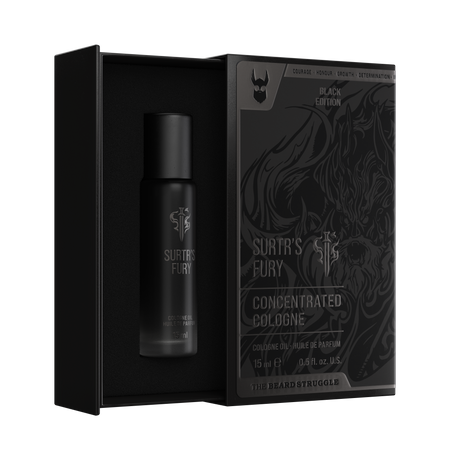 The Beard Struggle Concentrated Cologne Oil Surtr's Fury 15 ml tuoksutiiviste pakkauksessa
